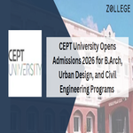 CEPT University Opens Admissions 2026 for BArch Urban Design and Civil Engineering Programs